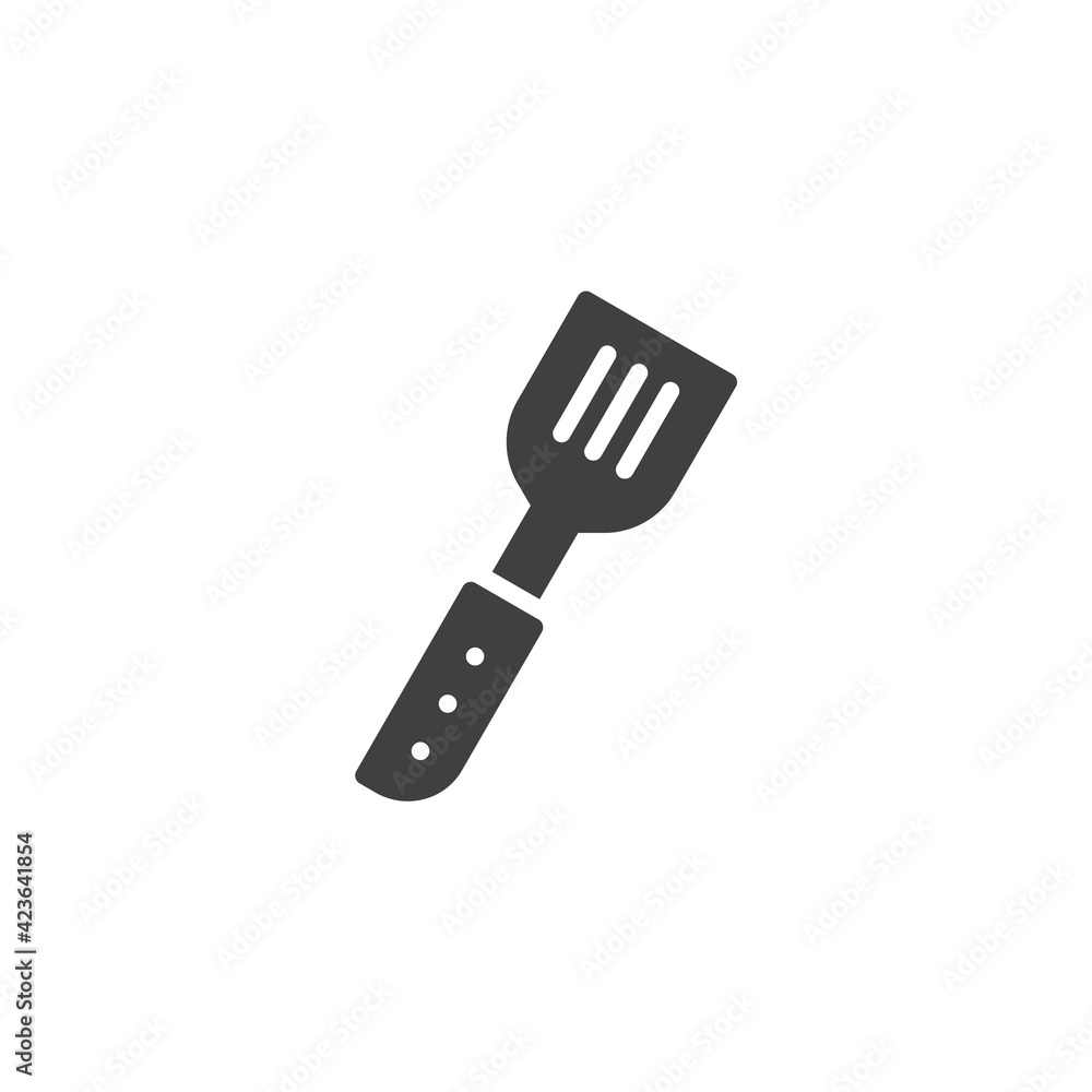 BBQ spatula vector icon BBQ spatula vector icon