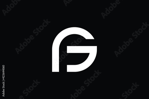 PG logo letter design on luxury background. GP logo monogram initials letter concept. PG icon logo design. GP elegant and Professional letter icon design on black background. P G GP PG