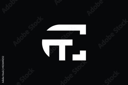 Free Download CT logo letter design on luxury background. TC logo monogram initials letter concept. CT icon logo design. TC elegant and Professional letter icon design on black background. C T TC CT - GFXLoad