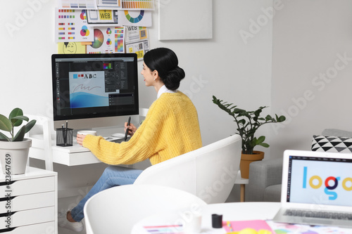 Graphic designer working in...