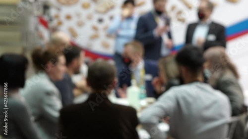 Wallpaper Mural Meeting of business people at one table. Torontodigital.ca