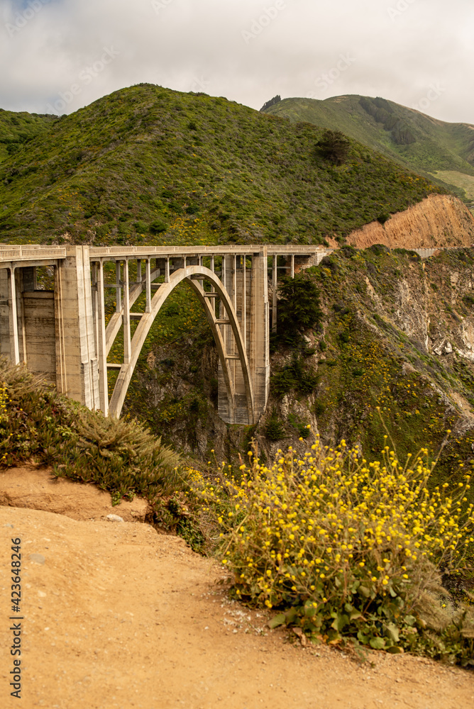 Bridge on California Pacific Coast Highway