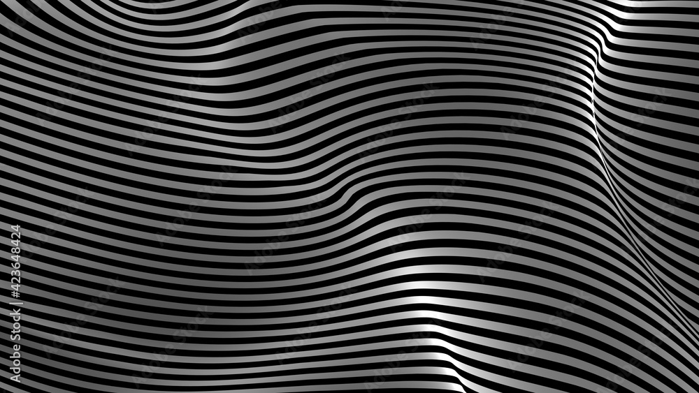 Black and white curve wave line abstract background. Black and white curve wave line abstract background.