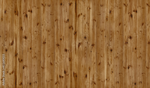 dark pine wooden panel with knots