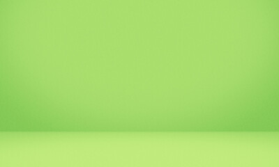 Abstract empty green color texture cement wall studio background.