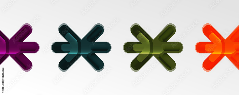 Abstract glossy crosses background for business or technology presentations, internet posters or web brochure covers Abstract glossy crosses background for business or technology presentations, internet posters or web brochure covers
