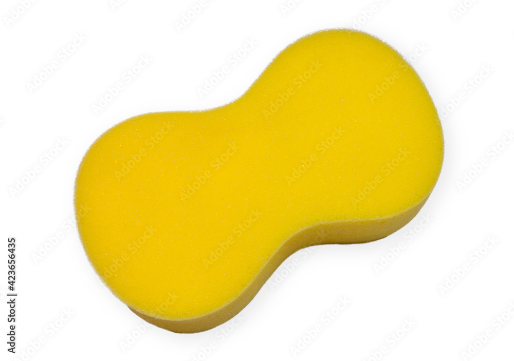 Scouring pads spong for housework cleaning a on white background. Scouring pads spong for housework cleaning a on white background.