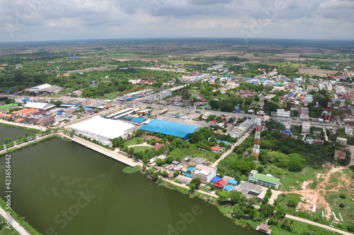 Take a helicopter ride to see the Suphanburi attractions.