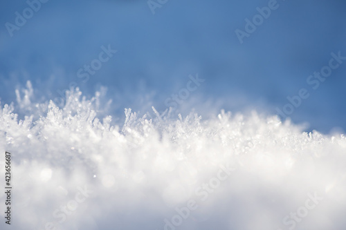 gros plan sur la neige © Pyc Assaut