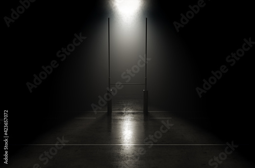 Futuristic Rustic Rugby Posts