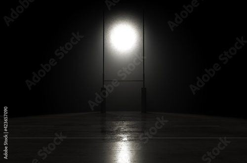 Φωτογραφία Futuristic Rustic Rugby Posts