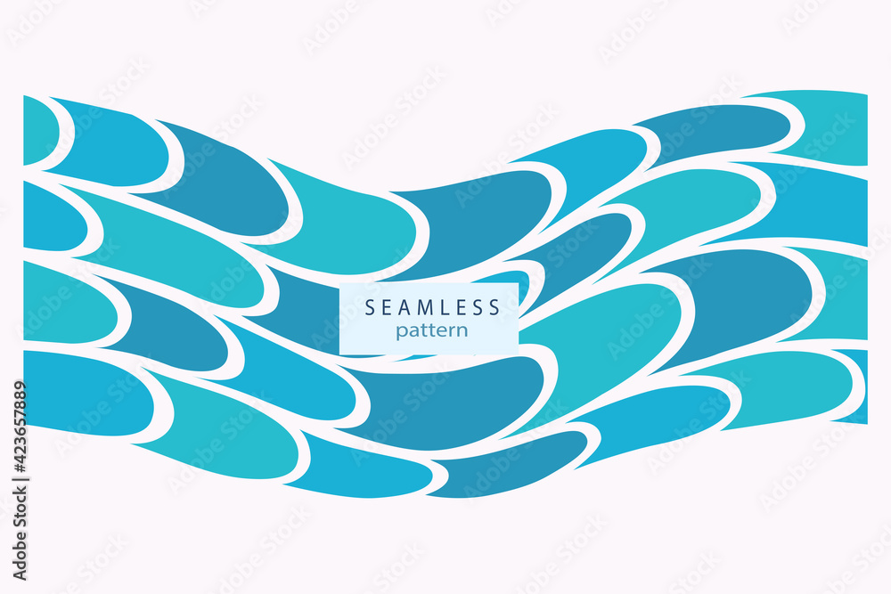 Stylized blue waves and drops on a light background. Water Wave Logo abstract design. Cosmetics Surf Sport Logotype concept. Stylized blue waves and drops on a light background. Water Wave Logo abstract design. Cosmetics Surf Sport Logotype concept.