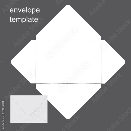 Blank Envelope Template, Invitation Blank Envelope