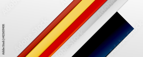 Free Download Color abstract lines trendy geometric background for business or technology presentation, internet poster or web brochure cover, wallpaper - GFXLoad