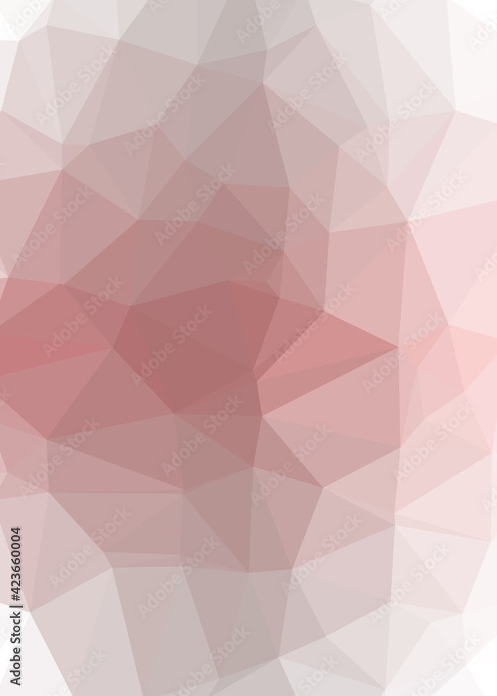 Fototapeta premium Abstract color Low-Polygones Generative Art background illustration
