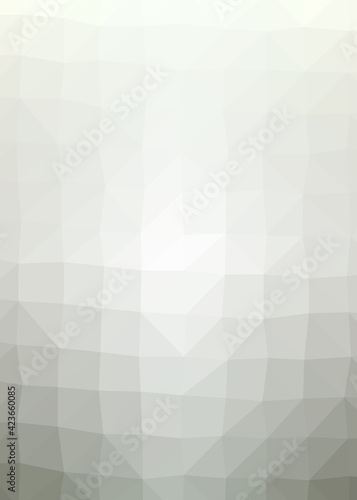 Abstract color Low-Polygones Generative Art background illustration