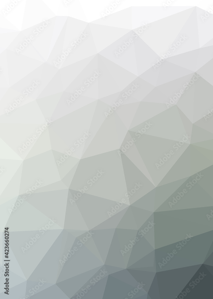 Obraz premium Abstract color Low-Polygones Generative Art background illustration