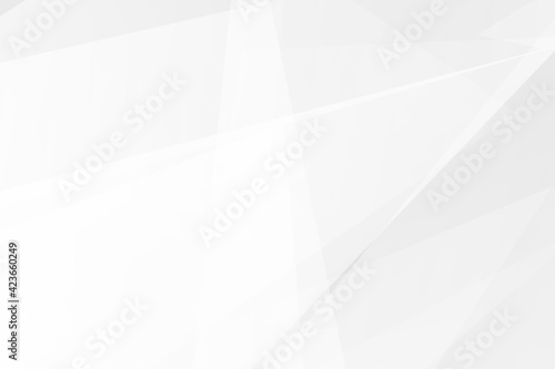 Abstract white and grey on light silver background modern design. Vector illustration EPS 10. © Yuriy