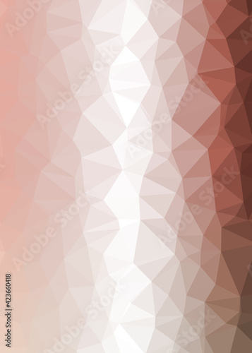 Abstract color Low-Polygones Generative Art background illustration