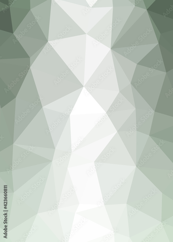 Abstract color Low-Polygones Generative Art background illustration