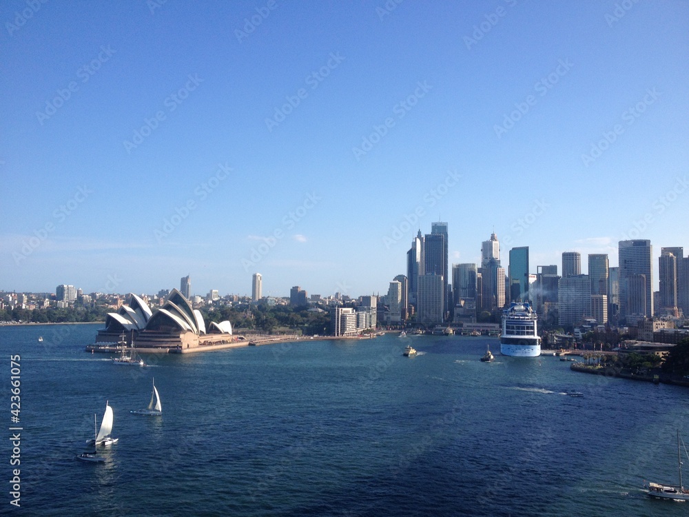 Naklejka premium Sydney Skyline