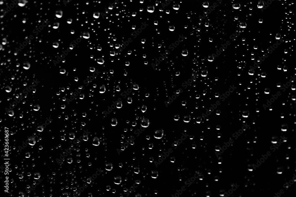 Rain drop background texture over glass surface Rain drop background texture over glass surface
