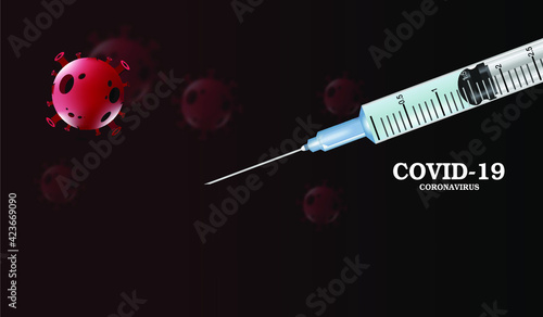 Virus vaccine engineering syringes