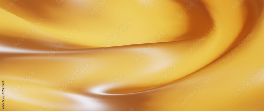3d render of brown and orange cloth. iridescent holographic foil. abstract art fashion background. 3d render of brown and orange cloth. iridescent holographic foil. abstract art fashion background.