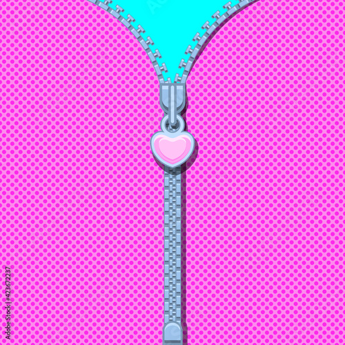 Pink and mint turquoise background with little polka dots. Candy shop showcase backdrop. Decoration wavy doll banner. Princess girlish style. Invite card template