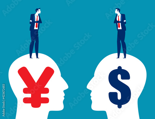 Yuan currency VS dollar Of the financial and economic war