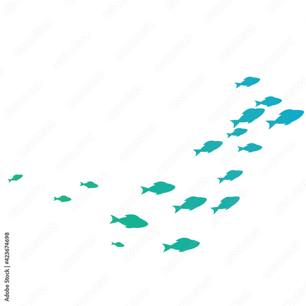 Fish background Stock Vector | Adobe Stock