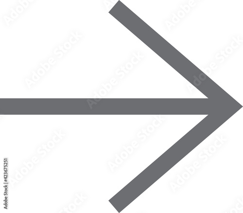 Free Download Modern arrows Vector line icon. Arrow different shapes in modern simple flat style for web design. - GFXLoad