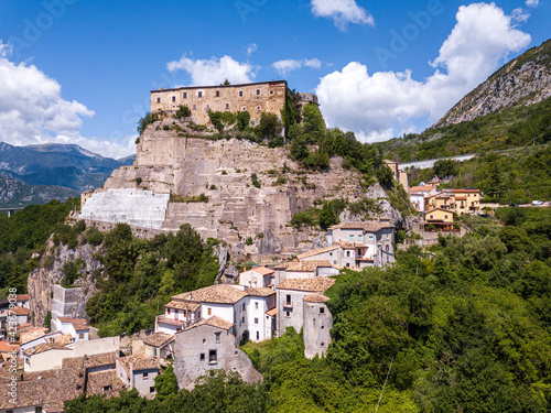 Canvastavla Aerial View of Cerro al Volturno, Isernia, Abruzzo
