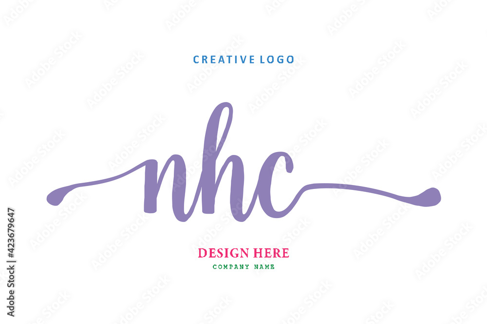NHC lettering logo is simple, easy to understand and authoritative NHC lettering logo is simple, easy to understand and authoritative