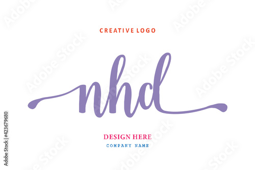 NHD lettering logo is simple, easy to understand and authoritative