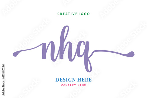 NHQ lettering logo is simple, easy to understand and authoritative
