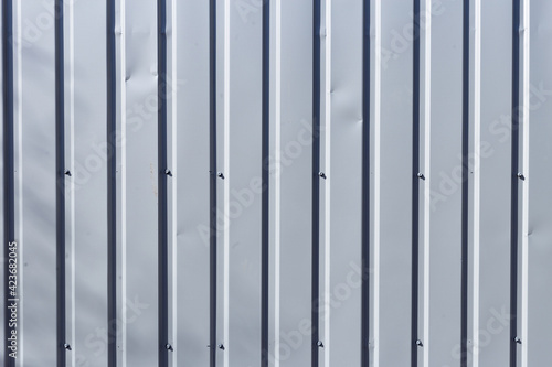 Wallpaper Mural Vertical corrugated metal sheet wallcan used for backgrond Torontodigital.ca