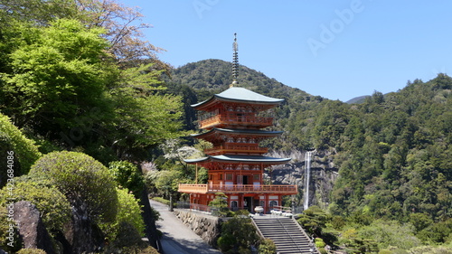 Seiganto-ji Pagoda and Nachi Falls, Japan