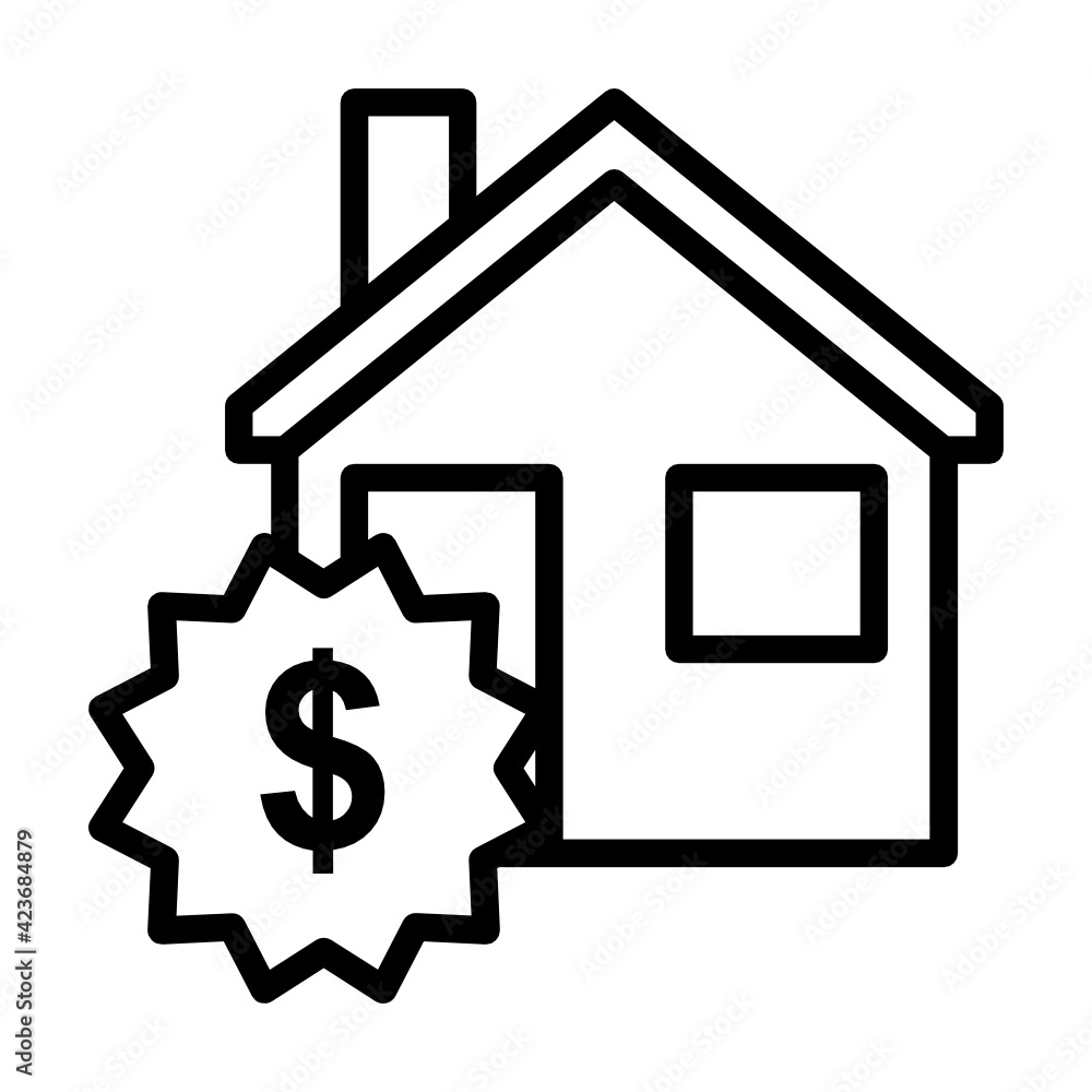 Property Investment icon Illustration Property Investment icon Illustration
