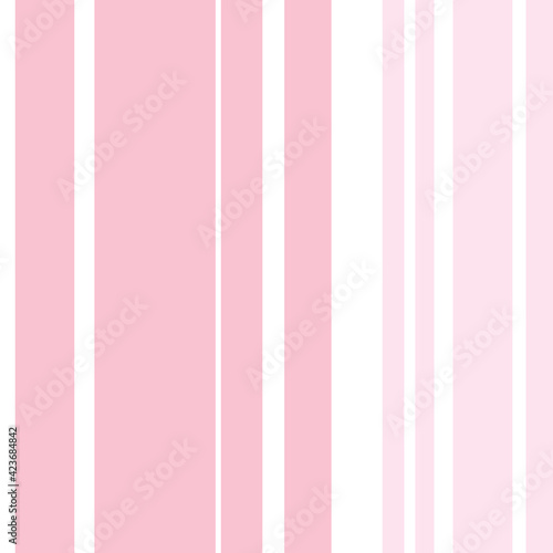 Striped pattern with stylish and bright colors. Pink and white stripes