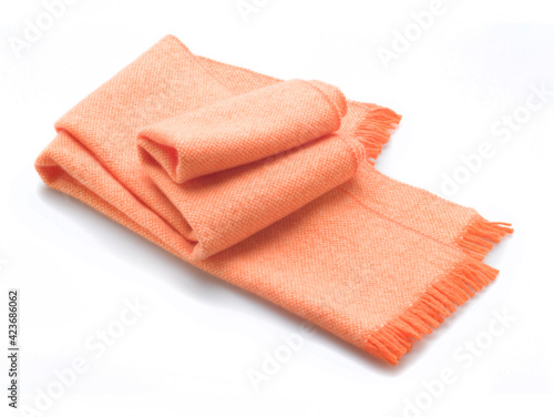 Woolen soft orange scarf
