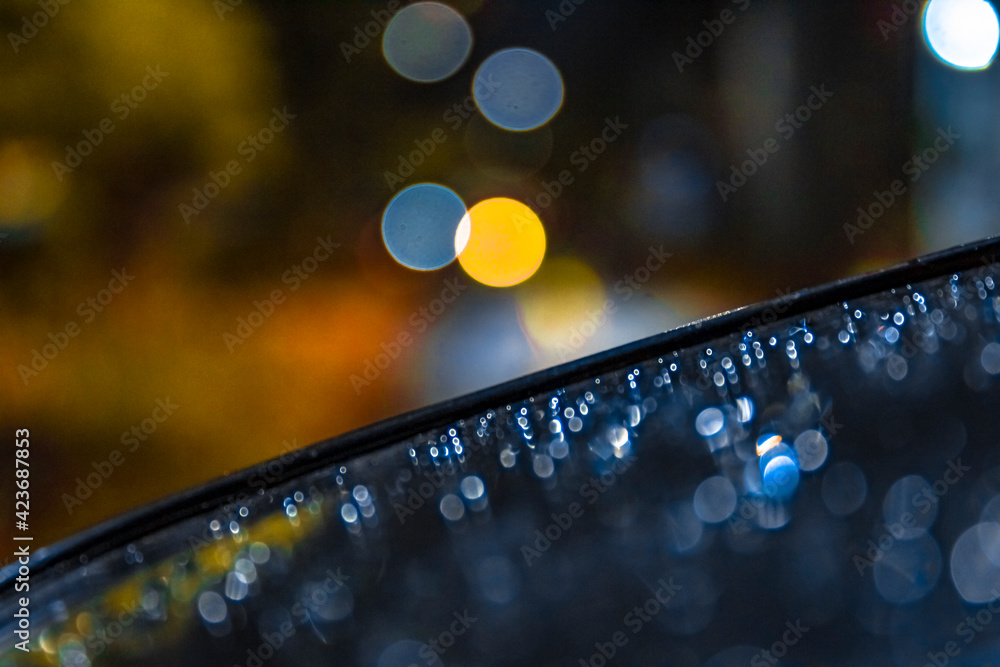 Blur photo with mirror reflection