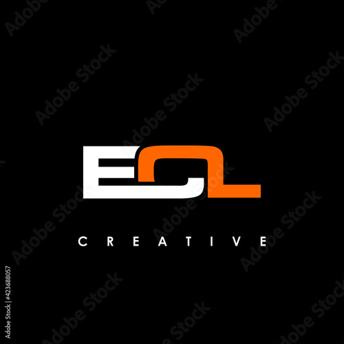 ECL Letter Initial Logo Design Template Vector Illustration