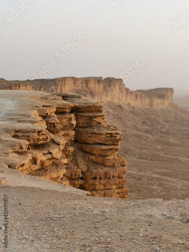 Edge of the World Jebel Fihrayn near Riyadh photo