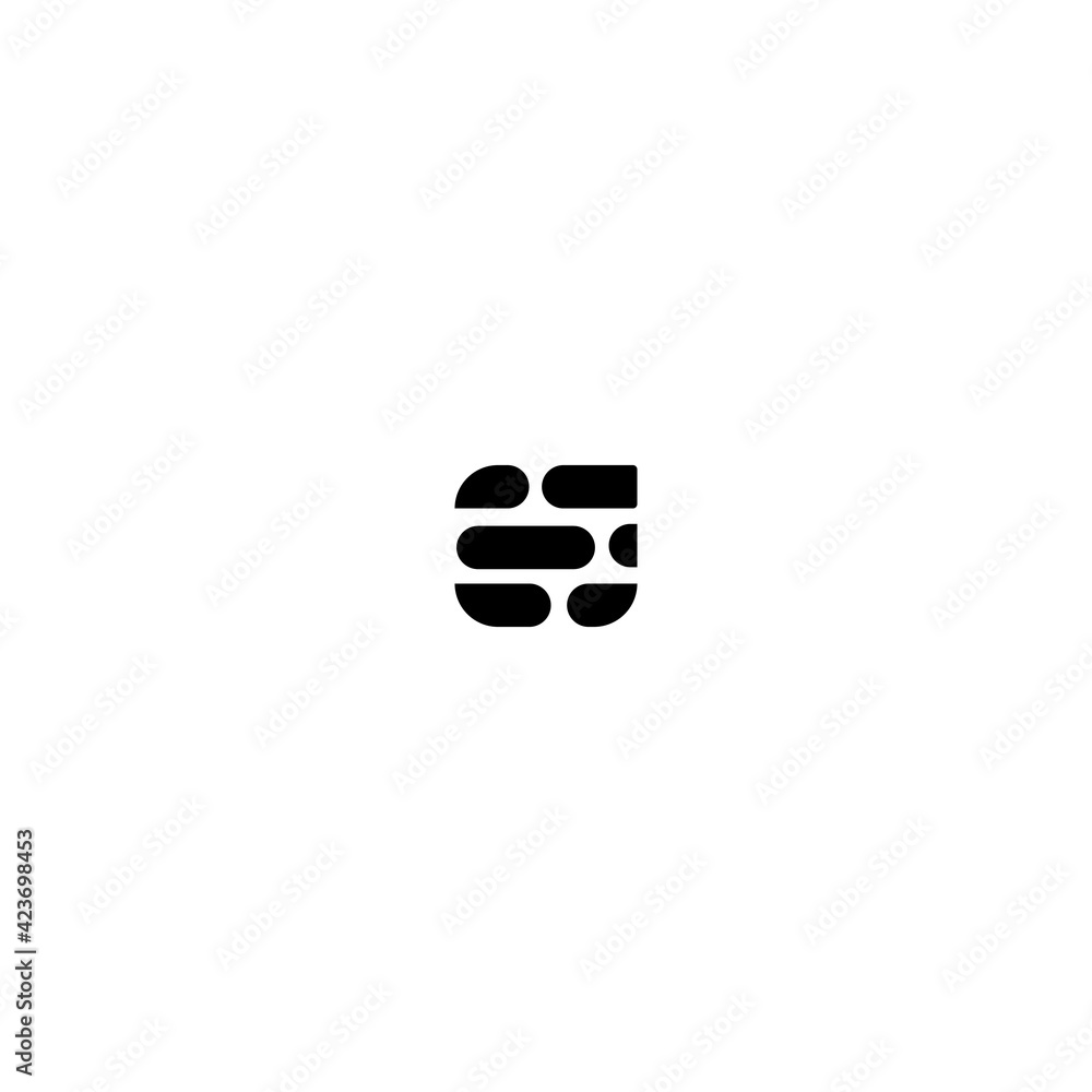 Brick wall icon vector Brick wall icon vector