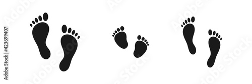 Family foot prints