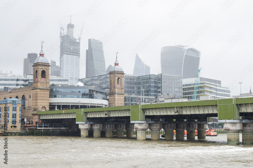 Vista de londres moderno