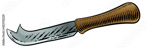 Cheese Knife Illustration V...