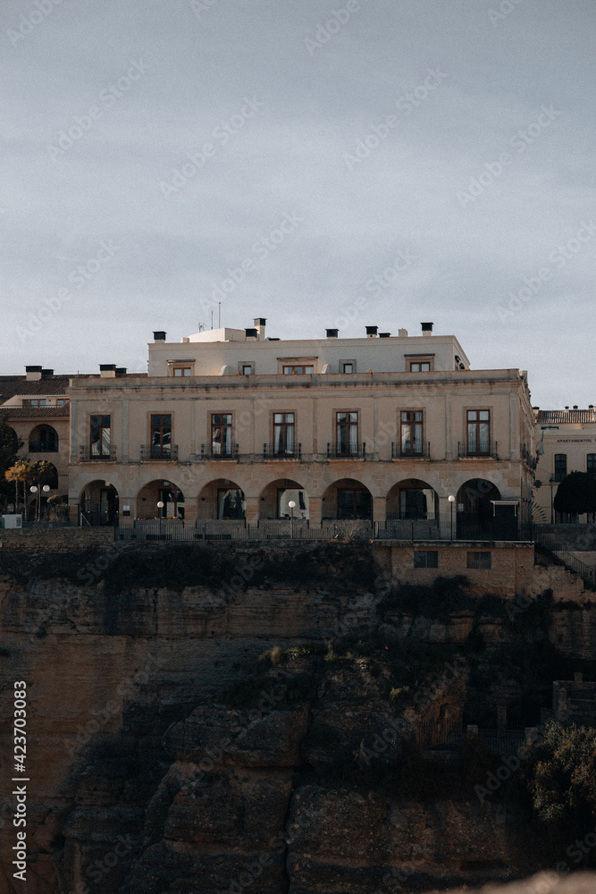 Fototapeta premium Historic old building in Ronda, Malaga.