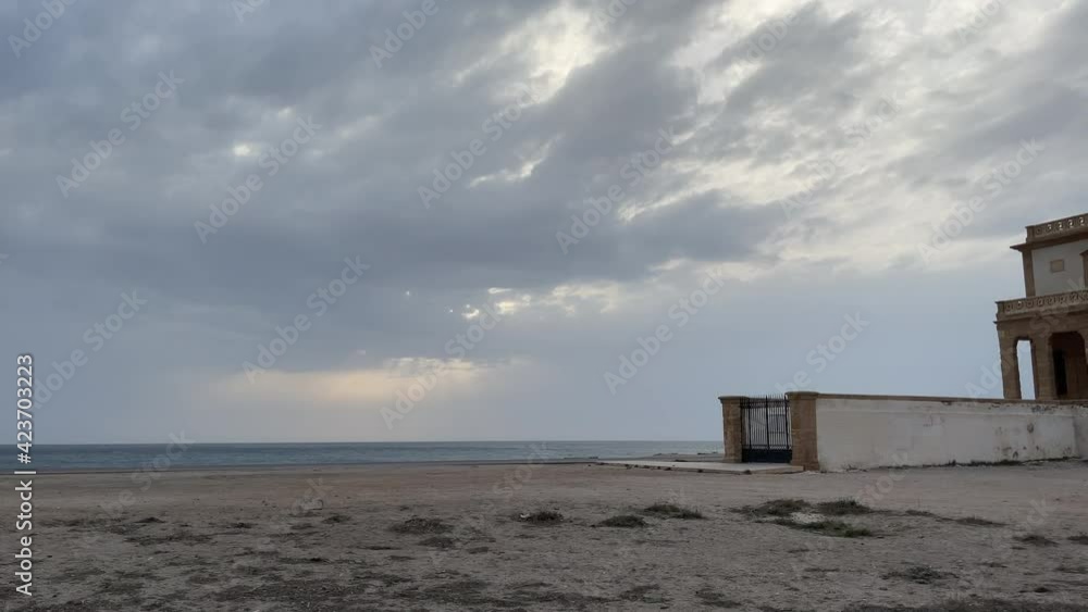 Church of Las Salinas, famous in Almeria, natural park of Cabo de Gata, Spain Church of Las Salinas, famous in Almeria, natural park of Cabo de Gata, Spain